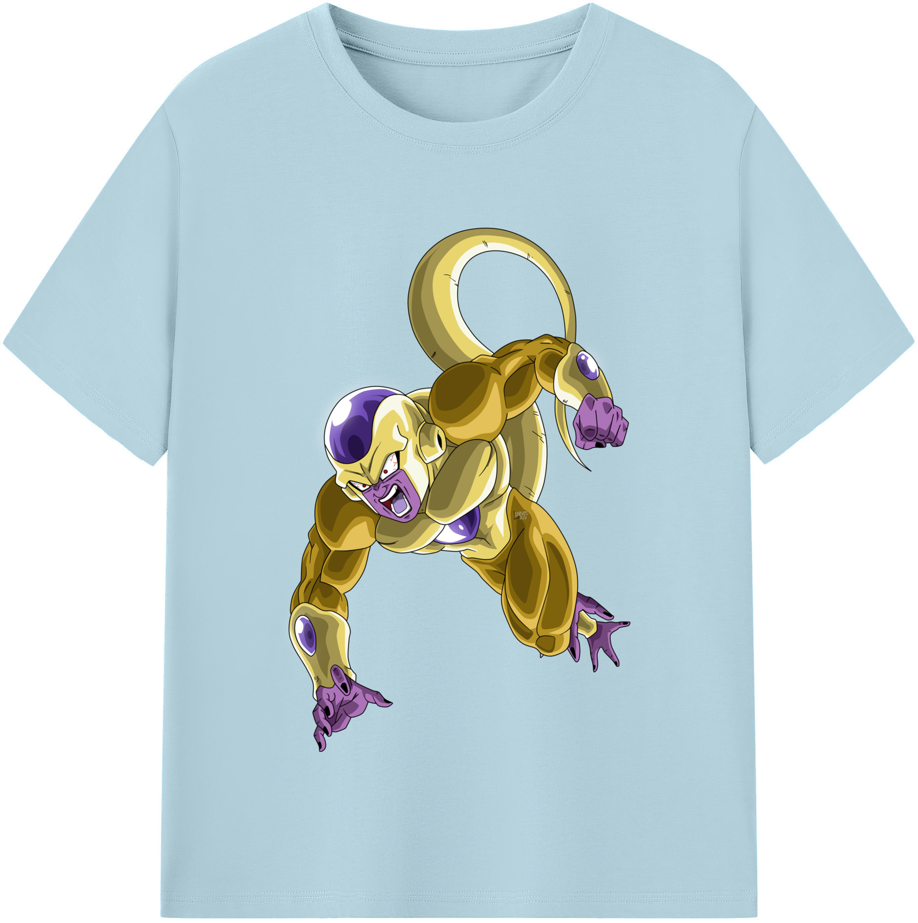 （画像用） ドラゴンボール フリーザ DRAGON BALL Frieza 綿100％半袖Tシャツ（フロントプリント）